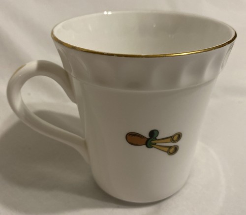 Crown Staffordshire Daimier & Duryea Tea Cup Gold Rim Fine Bone China Set of 2 - Picture 13 of 17
