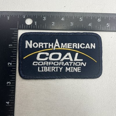 Recycled Advertising Uniform Patch NORTH AMERICAN COAL CORP LIBERTY MINE 00DJ