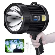 Rechargeable Spotlight XP70 Super Led Spot Lights Handheld Large Flashlight