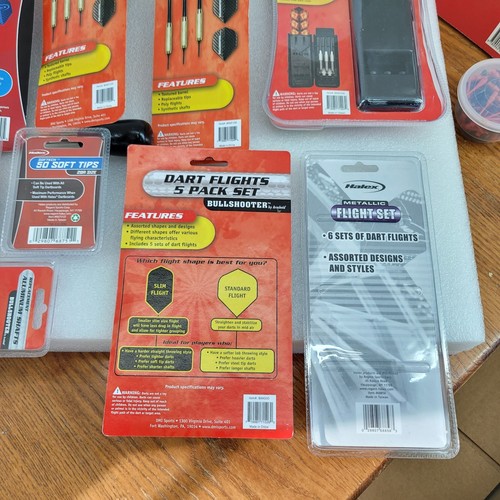 Huge Lot Of Professional Competition Throwing Darts Cases Soft Tips Accessories - Picture 15 of 18