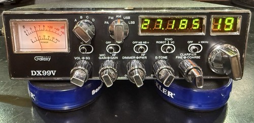 Galaxy DX99V 10 Meter radio CB Radio with RK56 Microphone And Factory Box - Zdjęcie 8 z 15