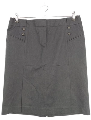REISS Jupe taille haute Dames Jupe T EU 44 gris clair style décontracté - Photo 1/4