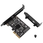 Schwarze PCIE-auf-Typ-C-USB-3.2-Gen-Erweiterungskarte ASM3242 Computerzubehör