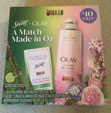 Olay Wicked Holiday Gift Pack: Secret Clinical Deodorant 20 oz Olay Body Wash