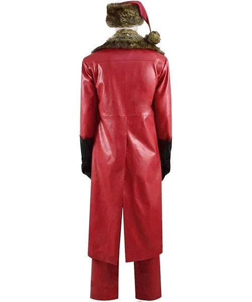 Traje de Disfraz de Papá Noel Kurt Russell Crónicas de Navidad Hecho a Mano para Hombre y Mujer Foto 2 de 4