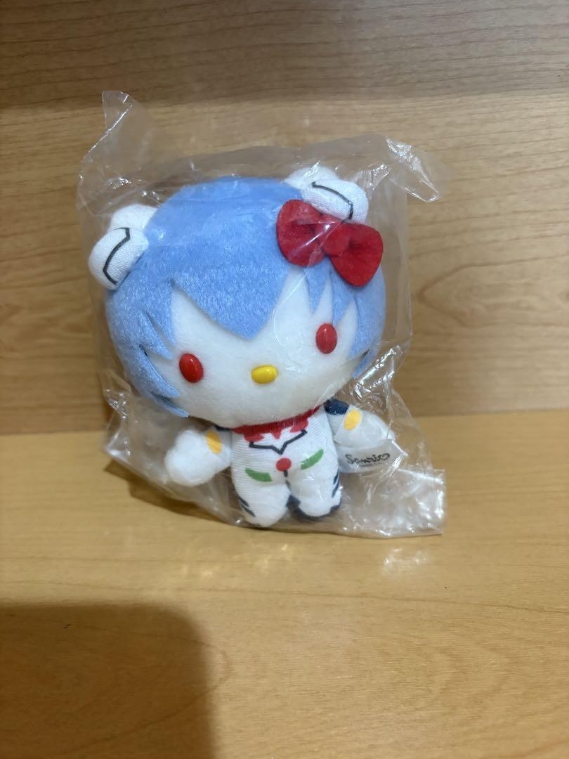 Neon Genesis Evangelion Hello Kitty Mascot Ayanami Rei Plush