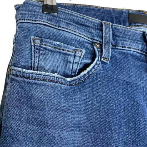 Jeans uomo marca J 32 (31x33) blu Kane slim fit gamba dritta morbido denim elasticizzato - Foto 8 di 17