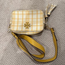 Tory Burch Tory Burch Yellow Gingham Check Pa...