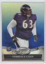 2010 Bowman Sterling Blue Refractor /99 Terrence Cody #11 Rookie RC