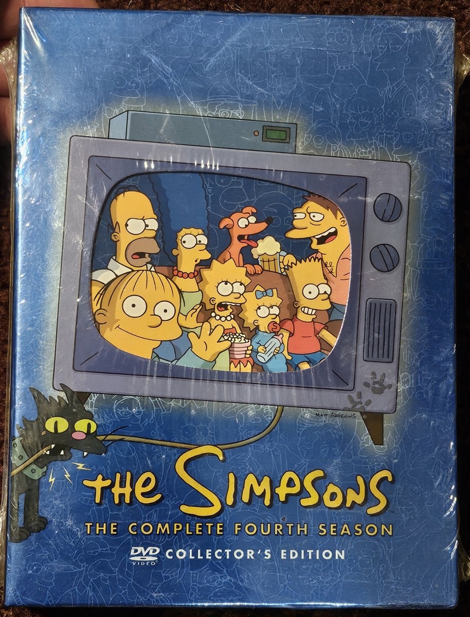 The Simpsons - The Complete Fourth Season (DVD, 2009, 4-Disc