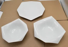 Rosenthal Studio Line A La Carte Origami Bowl and Plate Set - 3 Pcs