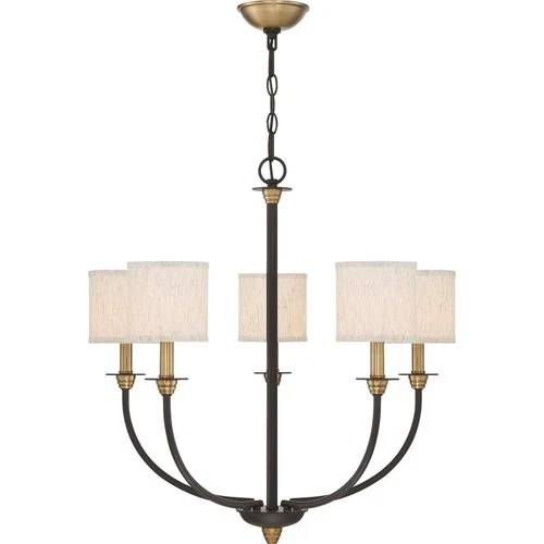 Audley - 5 Light Chandelier     -Traditional Installation Chandelier Quoizel - Picture 1 of 7