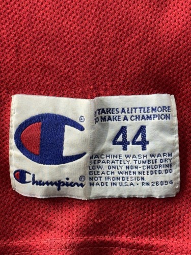 Camiseta De Colección Campeón de los Chicago Bulls NBA Michael Jordan #23 Años 90 Adulto 44 Hecha en EE. UU. - Imagen 8 de 24