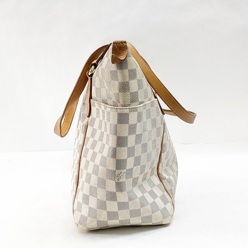 Sac magasin bandoulière Louis Vuitton LV N51262 Totalement MM blanc damier azur 2262995