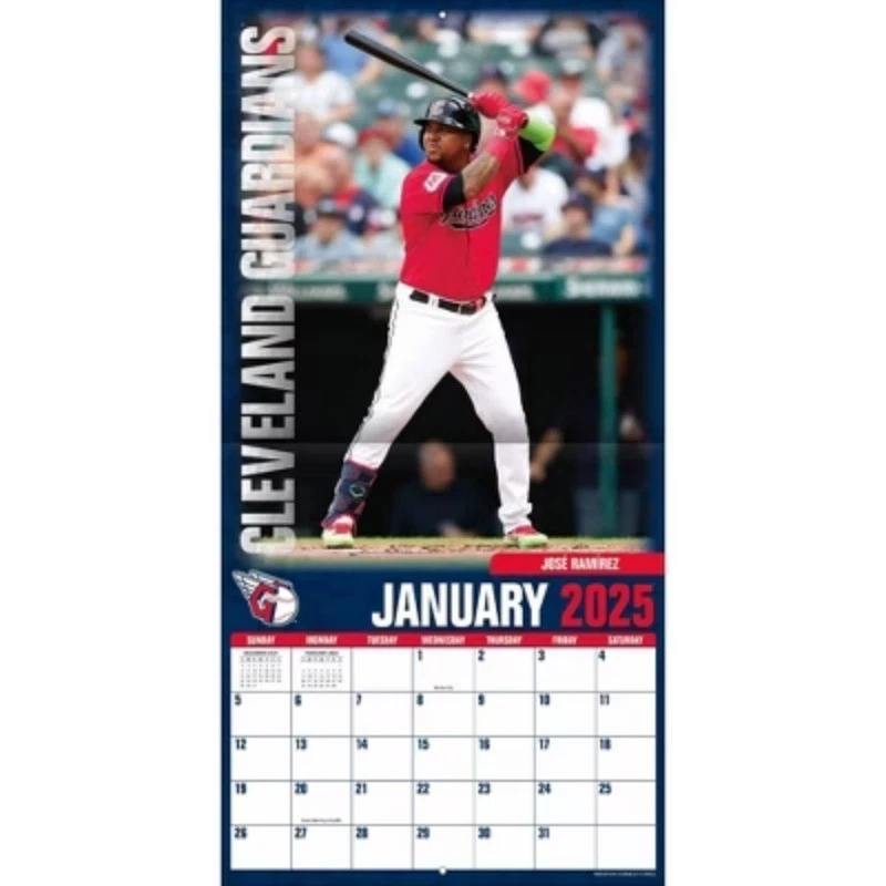Cleveland  Baseball 2026  Team Wall Calendar