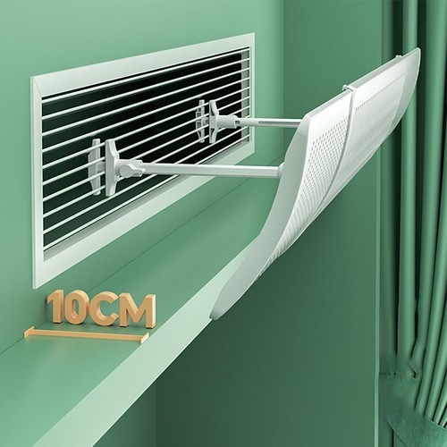 Topside & Ceiling Compatible AC Vent Deflector Fits Most Standard AC Vents - Picture 19 of 38
