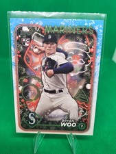 Bryan Woo 2024 Topps Holiday Christmas Seattle Mariners Rookie RC #H193
