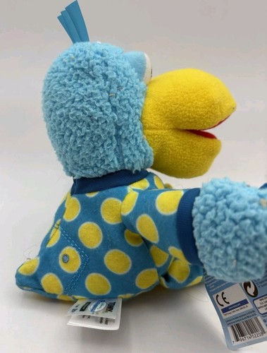Pajanimals Jim Henson Squacky Plush Small Bean Bag with Tag Blue Bird Tomy - Picture 7 of 10