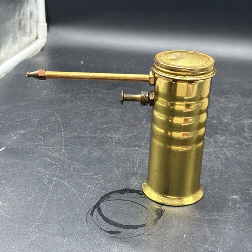 EAGLE No. 66 Vintage Brass Oil Can Oiler Finger Pump Fixed Spout USA Made 🔧