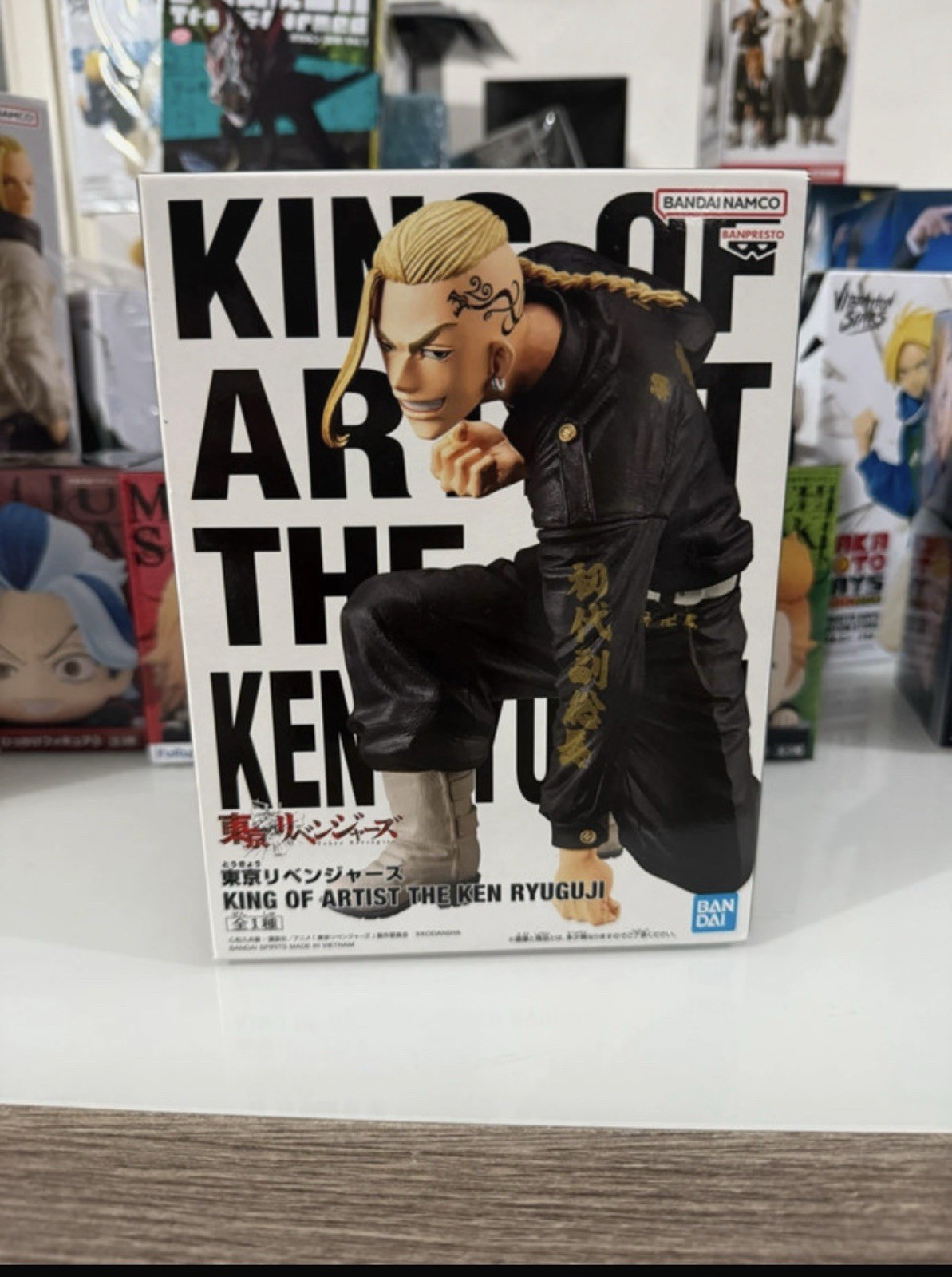 Tokyo Revengers Draken Ken Ryuguji King of Artist Figure Banpresto Originale