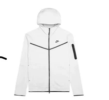 Nike Sportswear Tech Fleece Jacket CU4489 White Sz L - SHIPS FAST