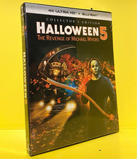 Halloween 5: Revenge of Michael Myers 1989 4K UHD Blu-ray w/Slipcase