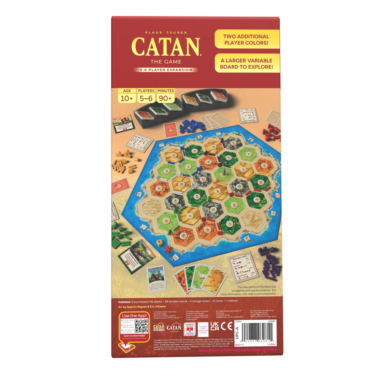 Catan: The Game 5-6 Player Expansion - 6th Edition