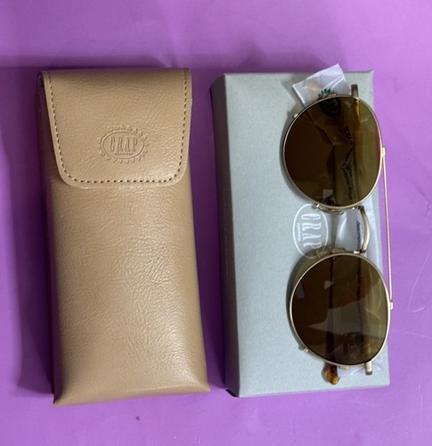 Neu CRAP Eyewear The TUFF SAFARI Sonnenbrille gebürstetes Gold/Schildpatt bio polarisiert - Bild 5 von 7