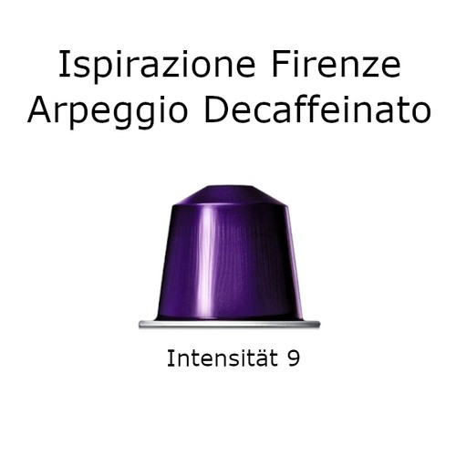 Nespresso Ispirazione Firenze Arpeggio Decaf 10x10 Kapseln (110,70 EUR/kg) - Bild 3 von 3