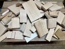 27 pc 3/4" T Quarter Sawn BLACK OAK Sycamore Locust cut offs Wood *FREE SHIP*