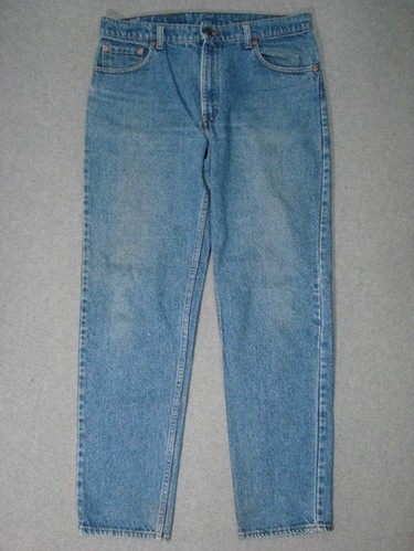 TH09430 EE. UU. VINTAGE AÑOS 90 **LEVI'S** 506 JEANS PIERNA CÓNICA 36x33 (msr 35"x34") - Imagen 1 de 9