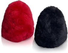 Medium Dual 100% Lambs Wool Buffer Covers Fit 2.5"Dia x 3.5"High