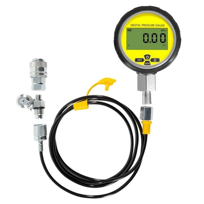 #ad 10000PSI Digital Hydraulic Pressure Test Coupling Kit Hydraulic Pressure Gauge $86.99