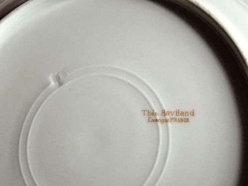 Set of 3 - Theo Haviland Limoges France Schleiger Dinner Plates 9-7/8" Floral - Picture 3 of 4
