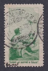 Switzerland 1912 Used Pro Juventute 10 Ct. green  Mi# II ( French Text).....SG16