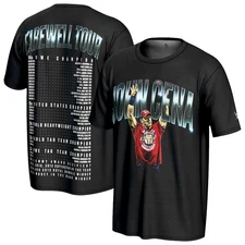 Men's ProSphere Black John Cena Farewell Tour 2025 T-Shirt