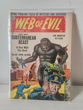 Web of Evil #9 (Quality Comics December 1953) Pre Code Horror. 6.0 -7.0