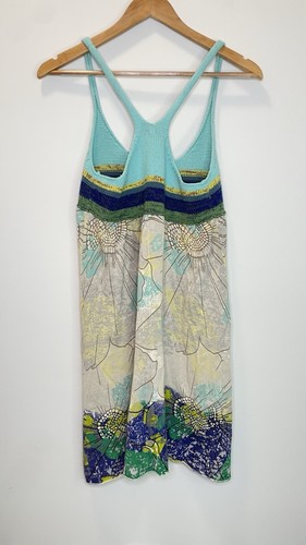 Free People Y2K ASO Selena Gomez as Alex Russo Strick Blumen Tunika Kleid Gr. XS - Bild 7 von 16