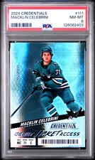 2024 UPPER DECK CREDENTIALS #111 MACKLIN CELEBRINI ROOKIE RC 755/999 PSA 8