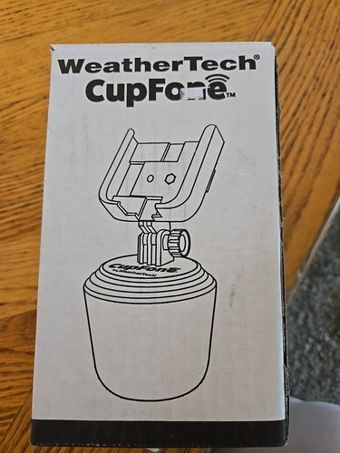 WeatherTech CupFone XL avec boîte, porte-gobelet réglable support téléphone portable noir
