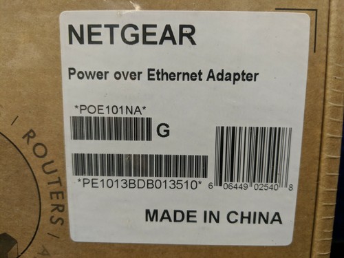 Brand New Sealed NetGear POE101 Power Over Ethernet Adapter 10/100 POE101NA - Picture 2 of 3