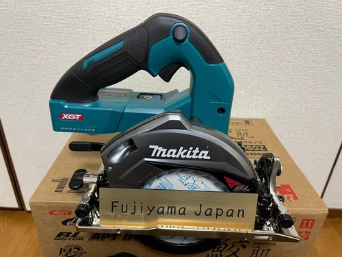 Sierra circular inalámbrica Makita HS006GZ 40v 125 mm azul Bluetooth herramienta AWS SOLAMENTE - Imagen 2 de 10