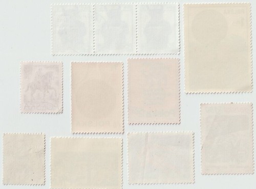 POLAND VINTAGE STAMPS SET MIX 11 PCS IN VARIOUS DATES AND VALUE - POLSKA - Picture 2 of 2