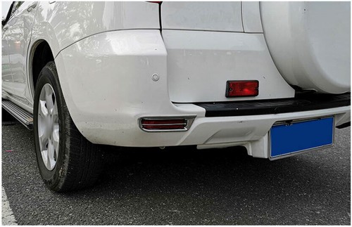 For Toyota RAV4 2006-2012 Chrome Rear Bumper Fog light Lamp Molding Cover Trim - Bild 5 von 18