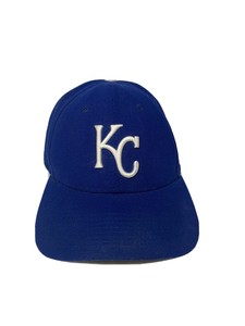Blue-Kansas-City-Royals-Logo-Embroidered-Baseball-Hat-Cap-Adjustable-EUC