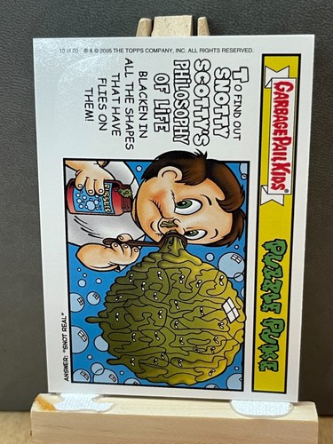 2005 Topps Garbage Pail Kids Charming Charlie Series 4 Sticker Card #22b GPK - Picture 2 of 2