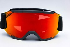 Smith Squad Slate Snow Ski Goggles Chromapop Red Mirror/Clear