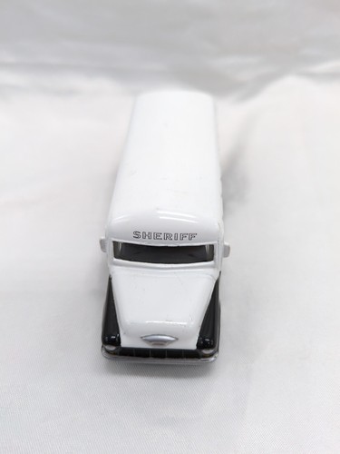 Vintage Johnny Lightning 1956 Chevy Bus County Sheriff Diecast Car - Picture 2 of 7