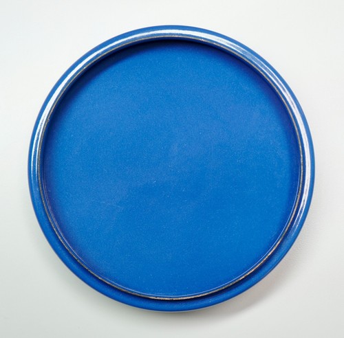 Vintage Dansk JHQ Kobenstyle blau Emaille Gusseisen Holzgriff Fonduetopf & Ständer - Bild 6 von 17