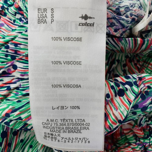 RRP 129€ Colcci Floral Coloridos sin Mangas Tirantes Pierna Ancha Mono Talla S - Imagen 6 de 11